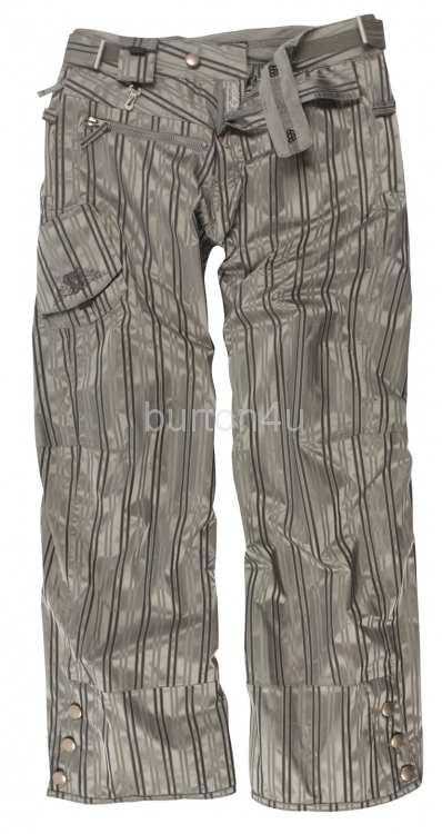 Штаны женские 686 WMS SMARTY LOWRISE PANT Grey Striped Jacguard