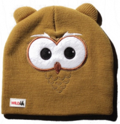 Шапка дет ELM (WildLife) Owl (TAN, one size)