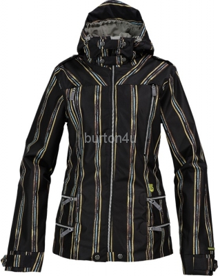 Куртка женская Burton WMS BRT ELEVATION JK GMP Prep Girl Stripe